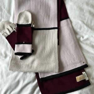 Kate Spade Scarf and Mitten Set